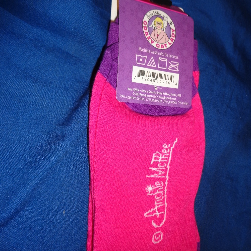 Crazy Cat Lady Socks - Picture 2 of 2